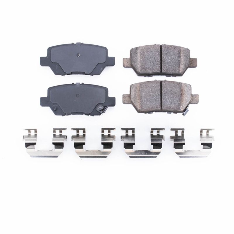 Power Stop 05-12 Acura RL Rear Z17 Evolution Ceramic Brake Pads w/Hardware - DTX Performance