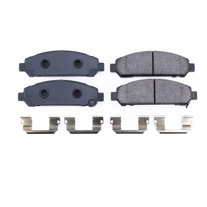 Power Stop 09-16 Toyota Venza Front Z17 Evolution Ceramic Brake Pads w/Hardware - DTX Performance