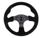 NRG Reinforced Steering Wheel (320mm) Suede w/Black Stitch, performance car parts at DTX Performance, high performance auto parts