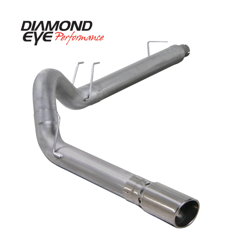 Diamond Eye KIT 5in CB RPLCMENT PIPE SGL SS: 94-97 FORD 7.3L F250/F350 PWRSTROKE - DTX Performance