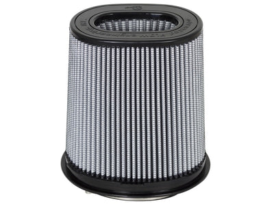 aFe MagnumFLOW Air Filter PDS A/F high flow for performance upgrades by DTX Performance | 9in H washable conical filter for engine optimization