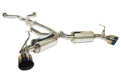 Invidia 2009+ Nissan 370Z Dual N1 GT Titanium Tip Cat-back Exhaust, performance car parts by DTX Performance, tuning upgrades