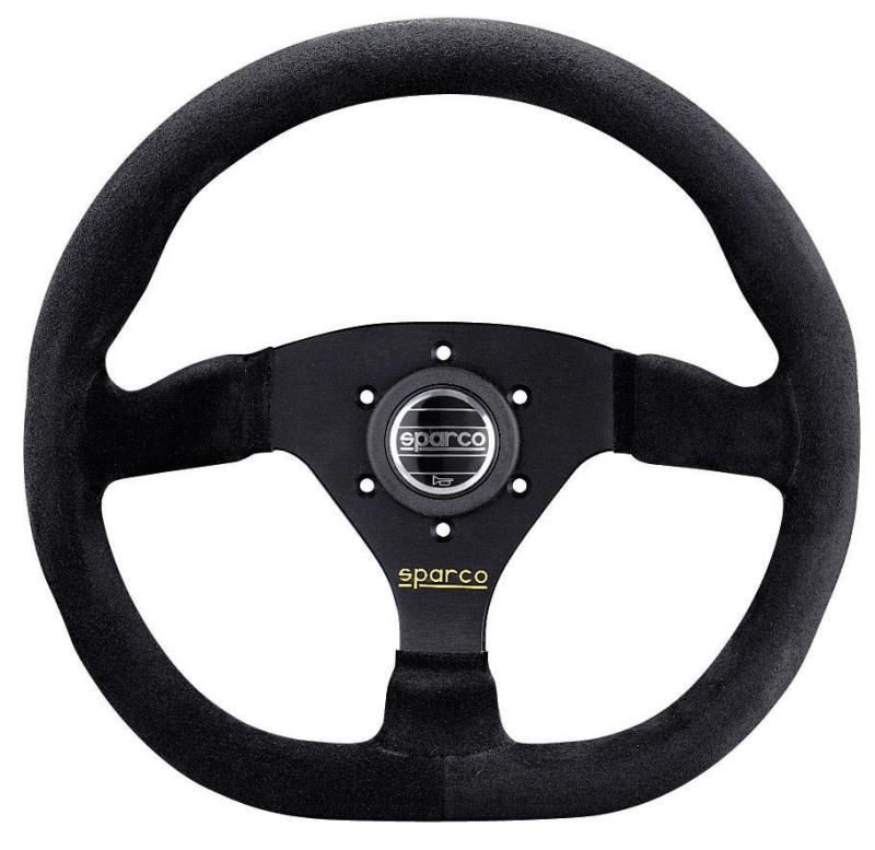 Sparco Steering Wheel L360 Ring Suede Black for performance car parts at DTX Performance. Ideal for racing and tuning upgrades.
