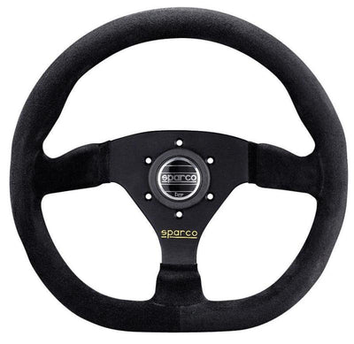 Sparco Steering Wheel L360 Ring Suede Black for performance car parts at DTX Performance. Ideal for racing and tuning upgrades.