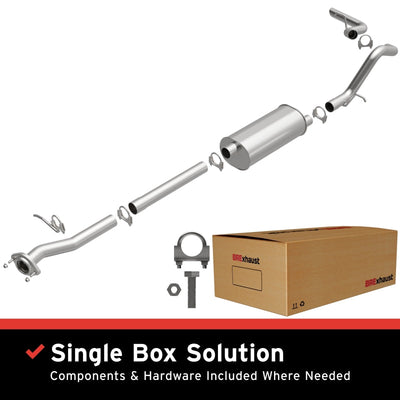 MagnaFlow BRE Exhaust Kit 01-06 Escalade Avalanche Suburban Yukon 5.3L components and box, performance car parts, DTX Performance shop