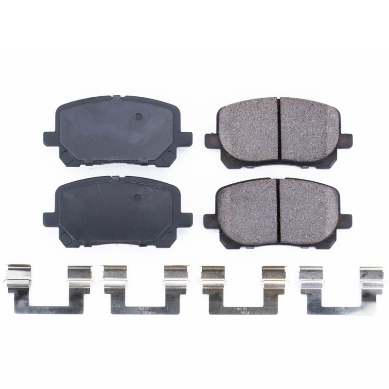 Power Stop 03-08 Pontiac Vibe Front Z17 Evolution Ceramic Brake Pads w/Hardware - DTX Performance