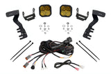 Diode Dynamics 2024+ Toyota Tacoma SS3 LED Ditch Light Kit- Pro Yellow Combo
