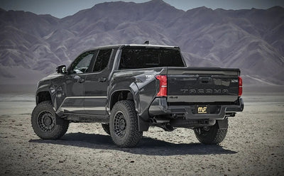 Magnaflow 2024 Toyota Tacoma Speq Series Cat-back Exhaust System (Black Tips) with enhanced performance car parts.