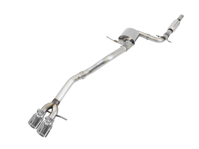 AWE Tuning Mk6 Jetta 2.5L Track Edition Exhaust - Polished Silver Tips, performance car parts, high performance auto parts
