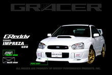 Load image into Gallery viewer, GReddy 04+ WRX &amp; STi Fiberglass Front Lip Spoiler on Subaru Impreza