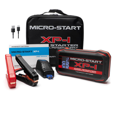 Antigravity XP-1 (2nd Generation) Micro Start Jump Starter with accessories, ideal for engine performance parts and high performance auto parts.