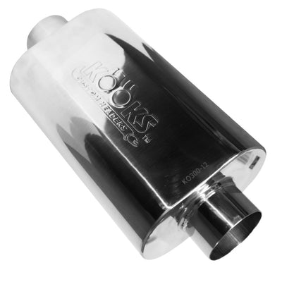 Kooks Universal 3in Center/Center Oval Muffler for performance car parts