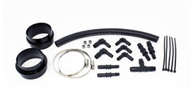 Torque Solution Turbo Inlet Hose Black (Non-Recirc): 02-07 Subaru WRX / 04-20 STI / 05-09 Legacy GT performance car parts
