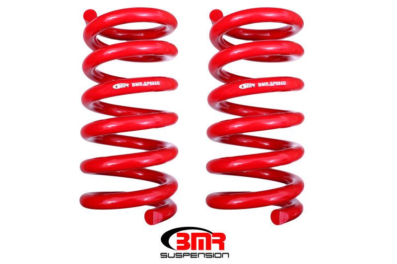 BMR 15-17 S550 Mustang Rear Handling Version Lowering Springs - Red - DTX Performance