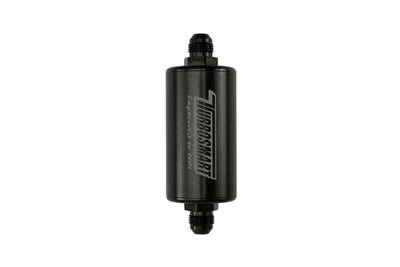 Turbosmart 10um 8AN Inline Fuel Filter - Black