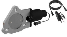 QTP 3in Bolt-On QTEC Electric Cutout Valve for Borla Exhausts - Single, performance car parts, DTX Performance, upgrades, tuning