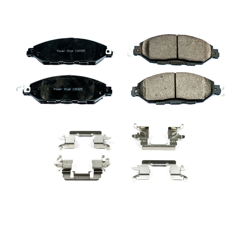 Power Stop 2013 Infiniti JX35 Front Z17 Evolution Ceramic Brake Pads w/Hardware - DTX Performance