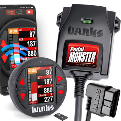 Banks Power Pedal Monster Kit Molex MX64 6 Way With iDash Data Pro, performance car parts, high performance auto parts