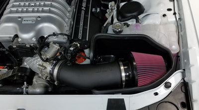 JLT 15-20 Dodge Charger 6.2L / 15-18 Dodge Challenger Hellcat 6.2L Cold Air Intake Kit w/Red Filter by DTX Performance