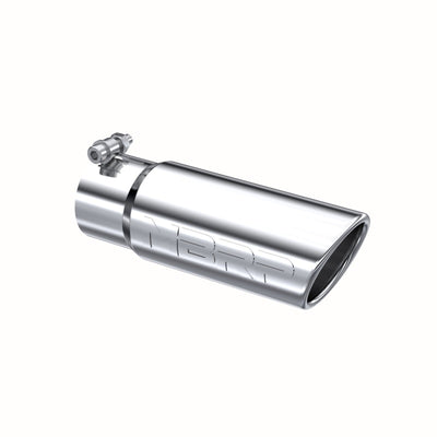 MBRP Universal Tip 3in O.D. Angled Rolled End 3 inlet 10 length, performance car parts, DTX Performance, high performance auto parts