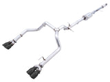 AWE Tuning 4th Gen GM 1500 5.3L 0FG Cat-Back Split Rear Exit (w/ Bumper Cutouts) - Quad Diamond Tips