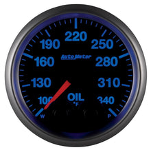 Load image into Gallery viewer, Autometer Elite 52mm 100-340 Deg F Oil Temp Peak &amp; Warn w/ Electronic Control Gauge - DTX Performance