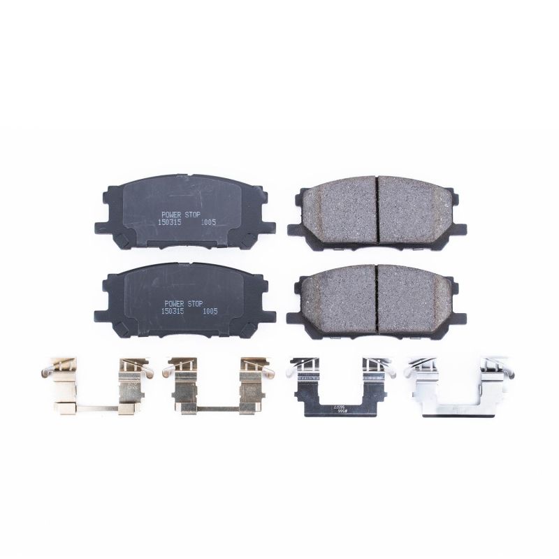 Power Stop 04-06 Lexus RX330 Front Z17 Evolution Ceramic Brake Pads w/Hardware - DTX Performance