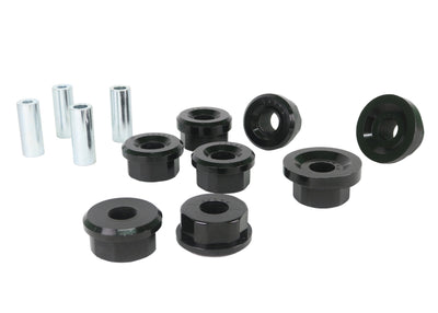 Whiteline 90-00 BMW 3 Series Rear Subframe Mount Bushing Kit for performance tuning and racing.
