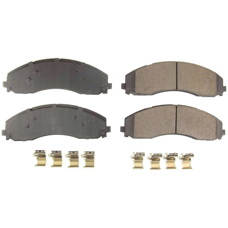 Power Stop 17-19 Ford F-450 Super Duty Front Z17 Evolution Ceramic Brake Pads w/Hardware - DTX Performance