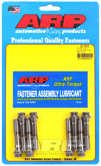 ARP Ford 1.8L Duratec Rod Bolt Kit by DTX Performance, ideal for performance car parts, engine upgrades, and tuning enhancements.
