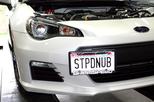 GrimmSpeed 10+ Subaru Legacy/Outback / 13+ Subaru BRZ/13+ Scion FR-S License Plate Relocation Kit GrimmSpeed