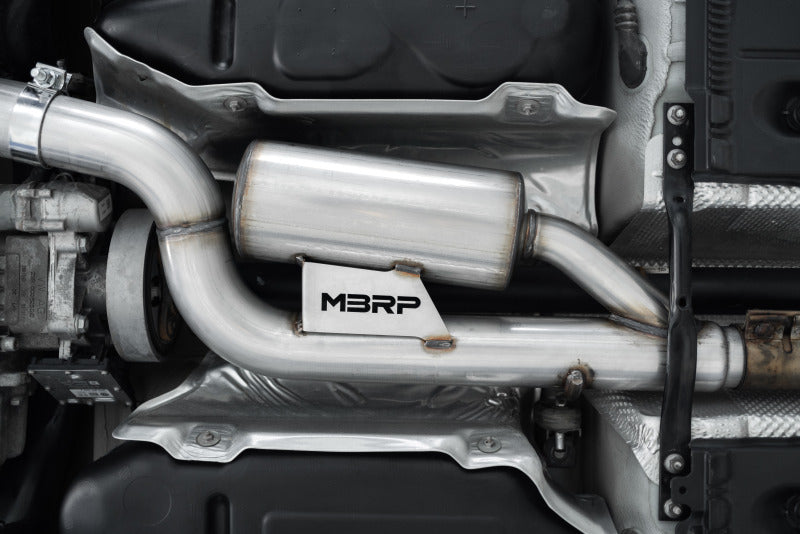 MBRP 15-19 VW Golf R 3in Cat Back Single Exit Exhaust Pro Series w/ Valve Delete - T304 from DTX Performance