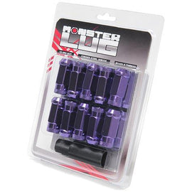 Wheel Mate Monster Open End Lug Nut Set of 20 - Purple 14x1.50 performance car parts