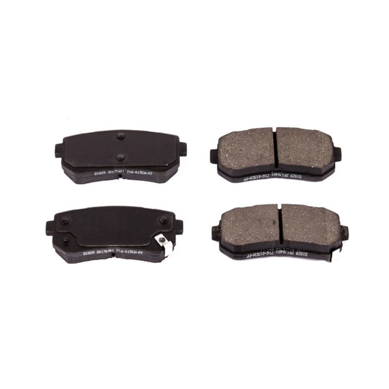 Power Stop 17-19 Hyundai Sonata Rear Z16 Evolution Ceramic Brake Pads - DTX Performance