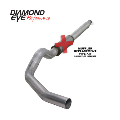 Diamond Eye KIT 5in CB MFLR RPLCMENT PIPE for 94-97 FORD 7.3L F250/F350 PWRSTROKE - Performance car parts