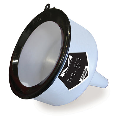 Matrix Concepts M51 Gas Funnel - Clear with mesh filter for performance car parts by DTX Performance, ideal for tuning upgrades.