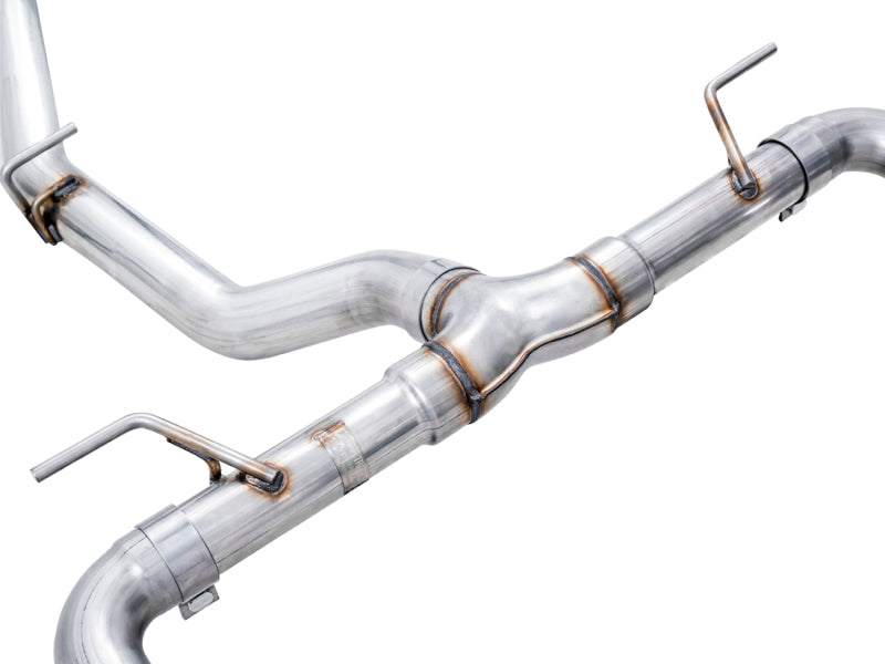 AWE Subaru BRZ/ Toyota GR86/ Toyota 86 Track Edition Cat-Back Exhaust- Chrome Silver Tips - DTX Performance