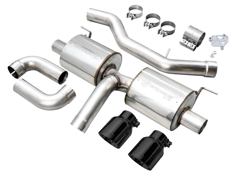 AWE 19-23 BMW 330i / 21-23 BMW 430i Base G2X Touring (Excl.Conv) Axle Back Exhaust - Diamond Black - DTX Performance