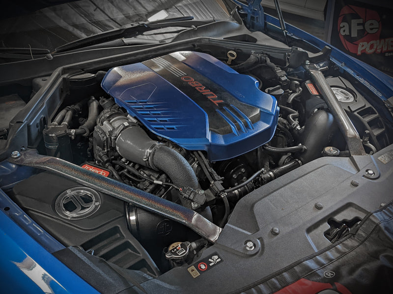 aFe 18-22 Kia Stinger V6-3.3L (tt) MagnumFORCE Intakes Stage-2 Pro DRY S engine performance car parts DTX Performance