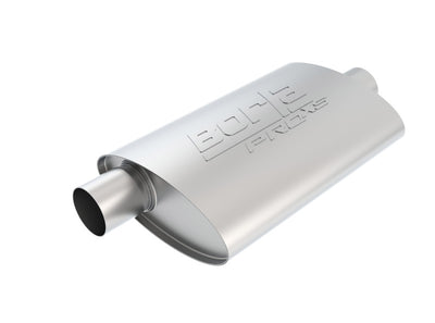 Borla Universal 2.5in Inlet/Outlet ProXS Muffler for performance car parts from DTX Performance, high-quality stainless steel exhaust design.