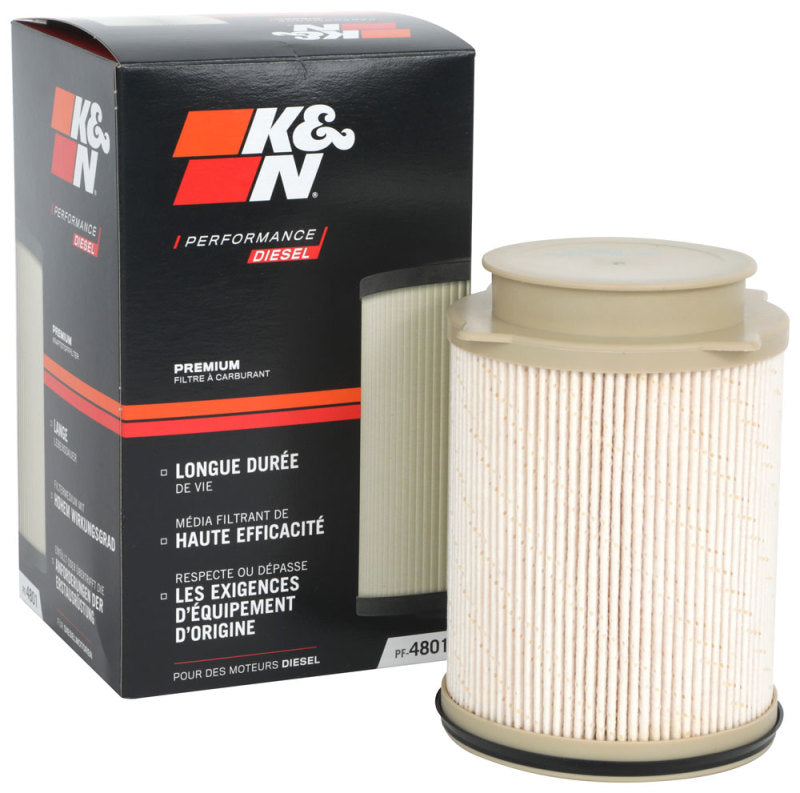 K&N 18-22 Dodge RAM 6.7L L6 Diesel Fuel Filter from DTX Performance for high flow and filtration; veteran owned performance shop.