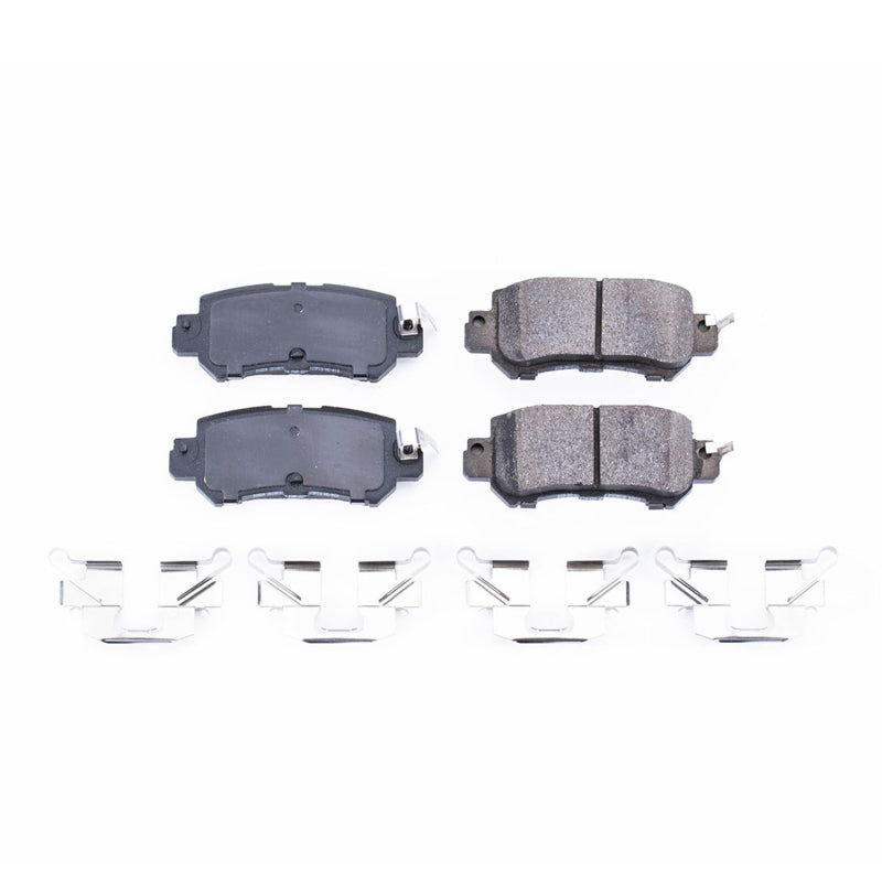 Power Stop 16-18 Mazda CX-3 Rear Z17 Evolution Ceramic Brake Pads w/Hardware - DTX Performance