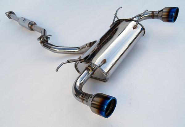 Invidia Subaru BRZ / Scion FRS Q300 w/ Rolled Titanium Tips Cat- Back Exhaust (Blue Edge), performance car parts