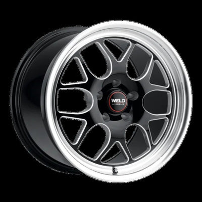Weld Solana Drag 17x10 / 5x114.3 BP / ET48 / 78.1mm Bore - Gloss Black MIL DIA Wheel