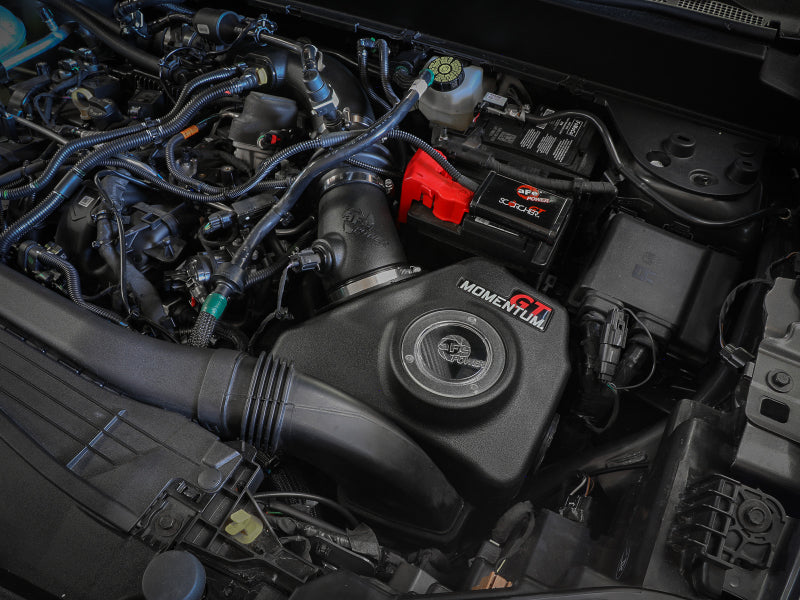 aFe Power 2021 Ford Bronco Sport L4-2.0L (t) Momentum GT Cold Air Intake System w/ Pro DRY S Filter installed in engine bay
