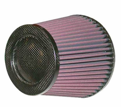 K&N Cone Filter 5in ID 6.5in base 4.5in top 5.625in height carbon fiber look, high performance auto parts by DTX Performance