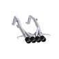 MBRP 14-19 Chevrolet Corvette 6.2L 3in Axle-Back Muffler Bypass Quad Exit Carbon Fiber Tips