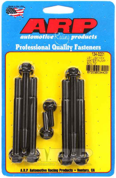 ARP LS1 / LS2 Water Pump w/ Thermostat Housing SS Hex Bolt Kit - high performance car parts by DTX Performance