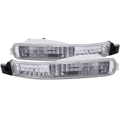 ANZO 1992-1993 Honda Accord Euro Parking Lights Chrome - high performance car parts from DTX Performance, veteran owned shop.