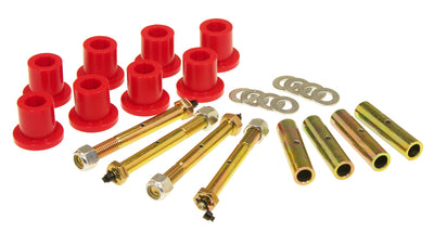 Prothane 87-96 Jeep YJ Front or Rear Frame Shackle Bushings - Red, perfect for performance car parts by DTX Performance